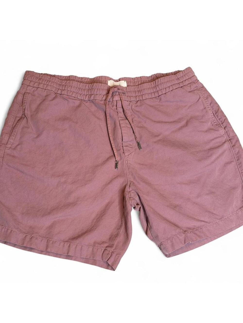 Mr P. Men's Lilac Linen Cotton Blend Swim Shorts Size 36